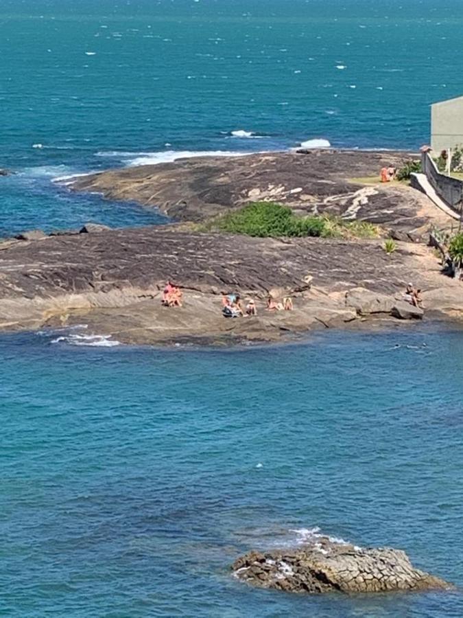 Apartamento Pe Na Areia E Aguas Tranquilas No Centro De Guarapari Exterior foto
